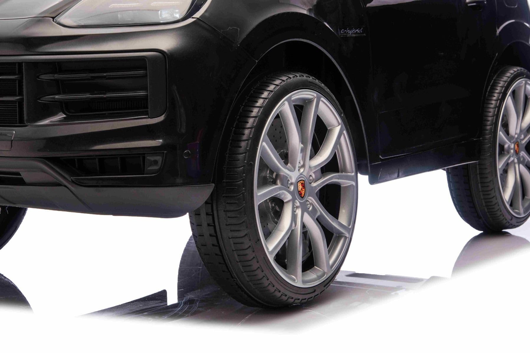 Porsche Cayenne dziecięcy samochód elektryczny 12 V, licencja – pojedyncze siedzenie elektryczne z baterią litową, zawieszenie, silniki 2 x 25 W, pilot zdalnego sterowania 2,4 GHz, MP3