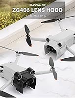 Vista 6 de Parasol para lente DJI Mini 3 Pro Drone Accesorios Anti-reflejo Lente Parasol Cubierta protectora Protector de cámara (gris)