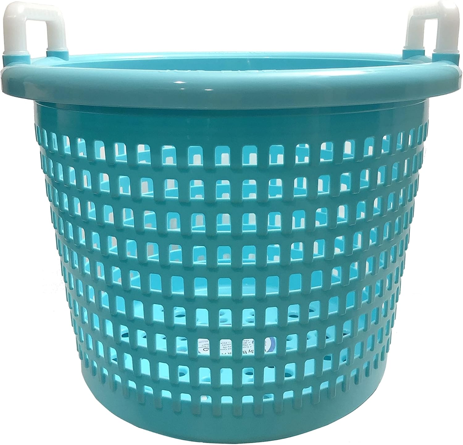 Heavy Duty Fish Basket - Aqua Blue, Washable with Handle - Perfect for Multiple Needs, Durable & Versatile"