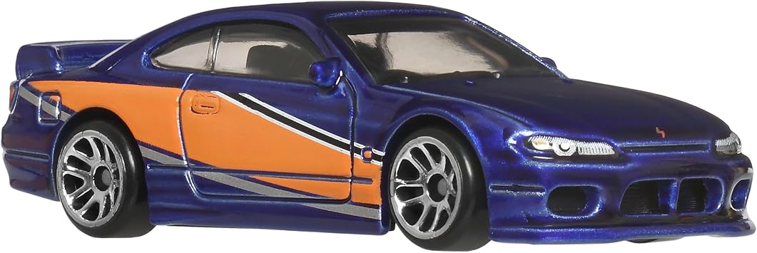 Hot Wheels Hızlı ve Öfkeli Tokyo Drift Araba Nissan Silvia S15 Modeli Döküm Ölçeği 1:64 Uzunluk 7 cm JKX06