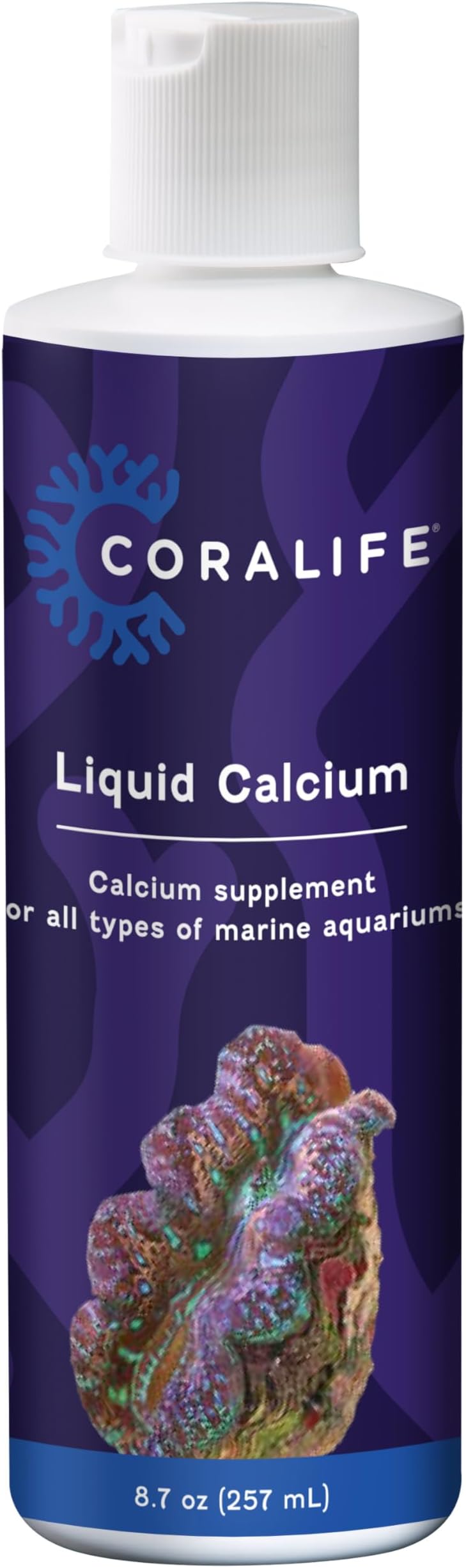 Coralife Saltwater Fish Tank Aquarium Liquid Calcium Marine Supplement, 8.7 oz