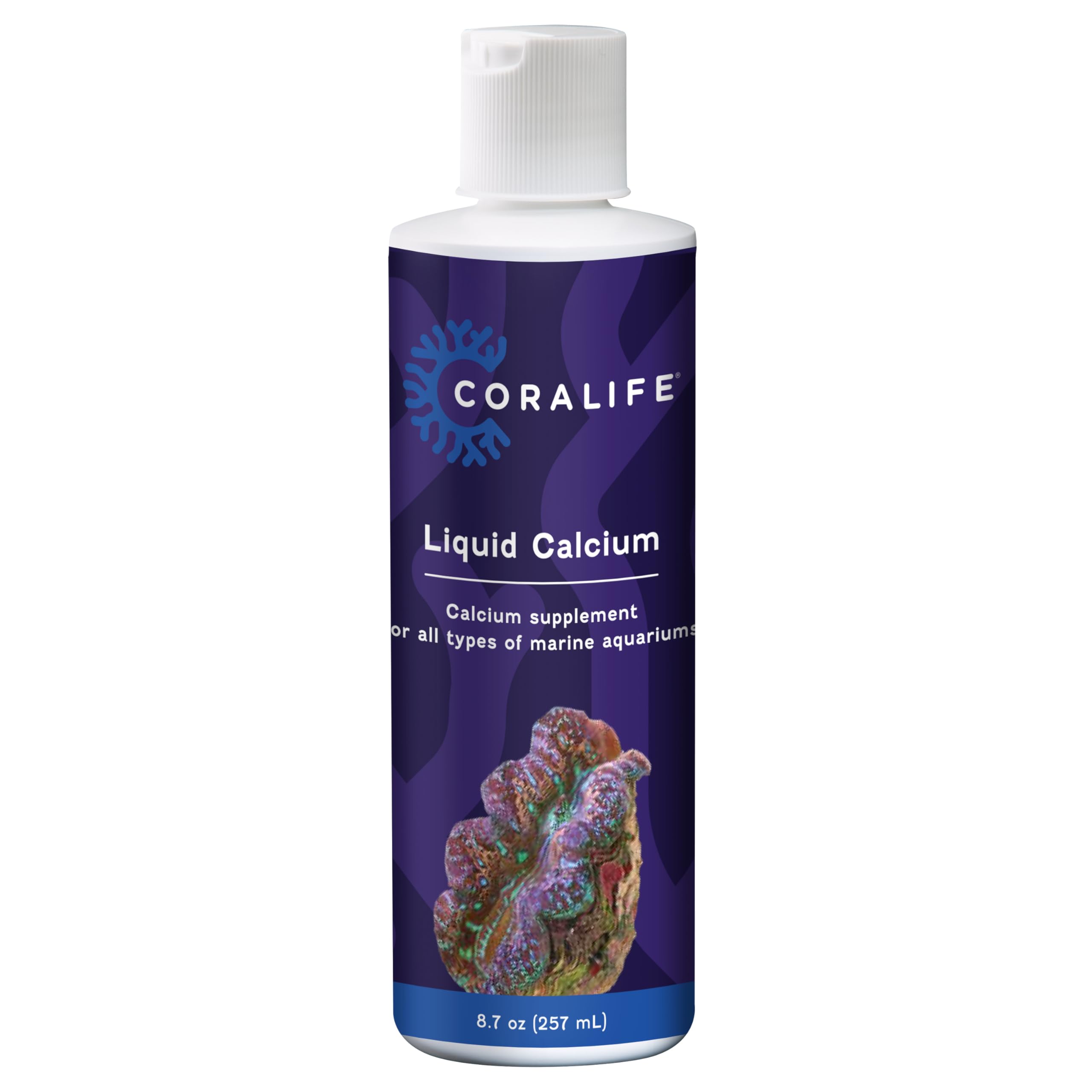 Coralife Saltwater Fish Tank Aquarium Liquid Calcium Marine Supplement, 8.7 oz