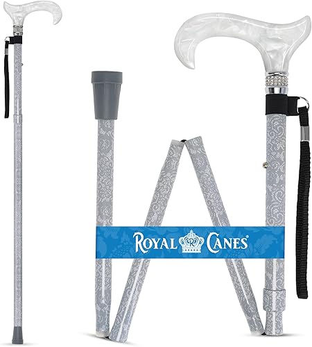 Miniatura 8 de Bastones elegantes para caminar  Bastones de diamantes de imitación ajustables plegables de diseño  El mejor regalo para hombres y mujeres, eje de