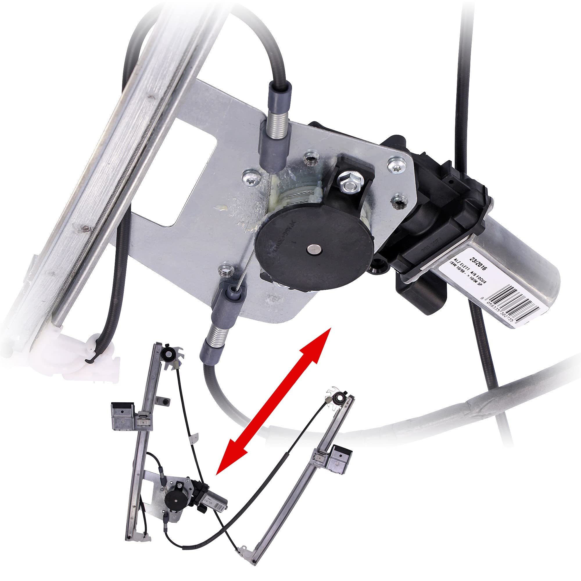 Regolatore Finestrino Anteriore Sinistro Per Ford Focus Mk1 - Con Motore Elettrico | Senza Funzione Comfort