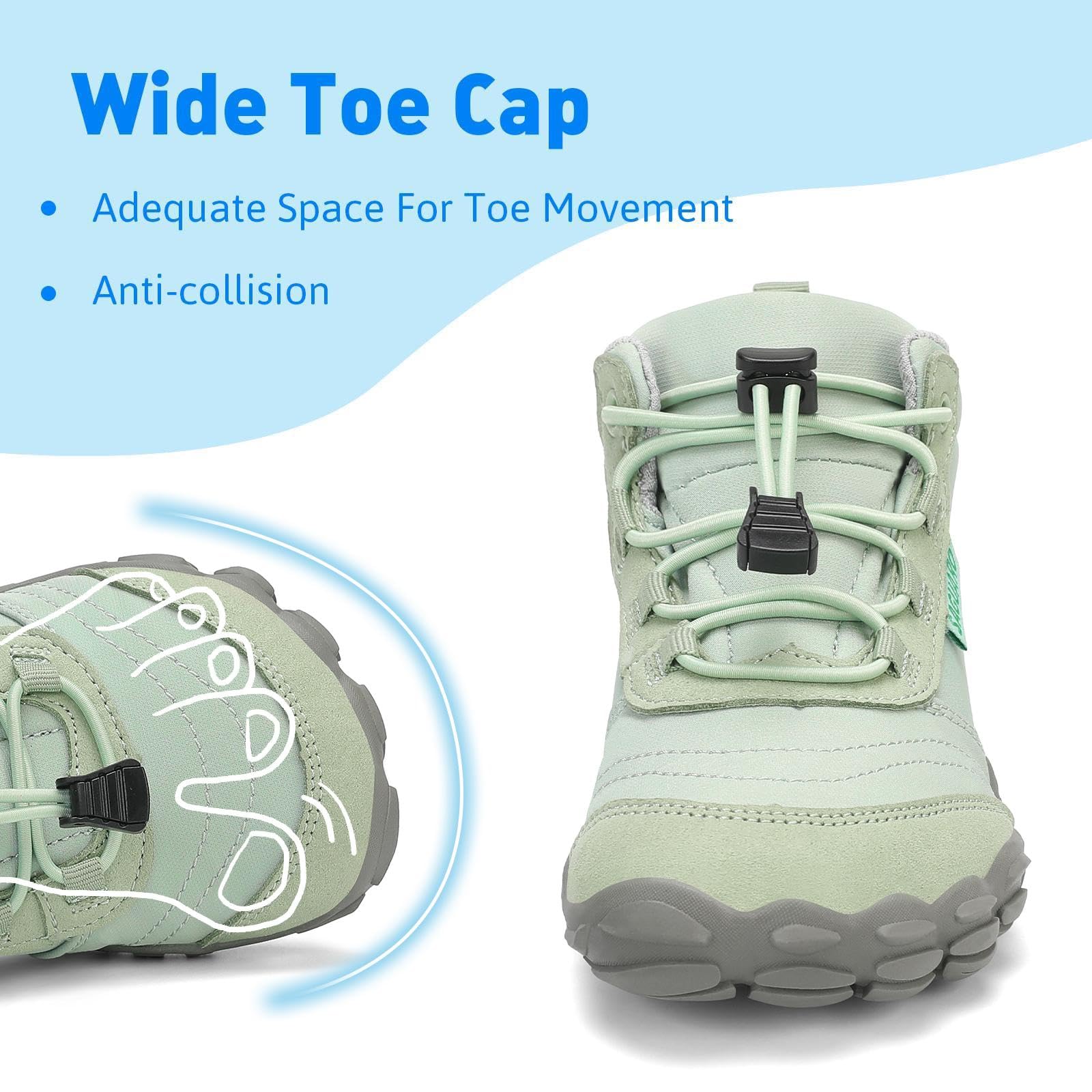 SAGUARO Bambini Scarpe a Piedi Nudi Scarpe da Trail Running Barefoot Minimaliste Sneakers Leggere Respirabile Gr.26-36