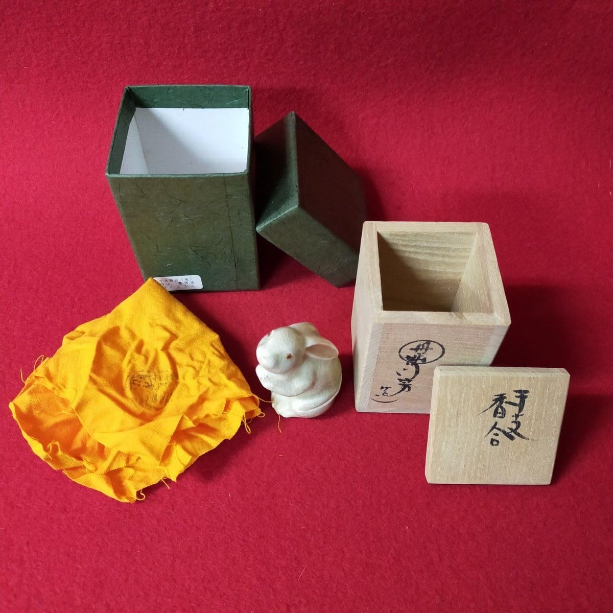 干支香合 兎 丹山 葛芳造 小峠丹山 兎香合 | 茶道具 小西