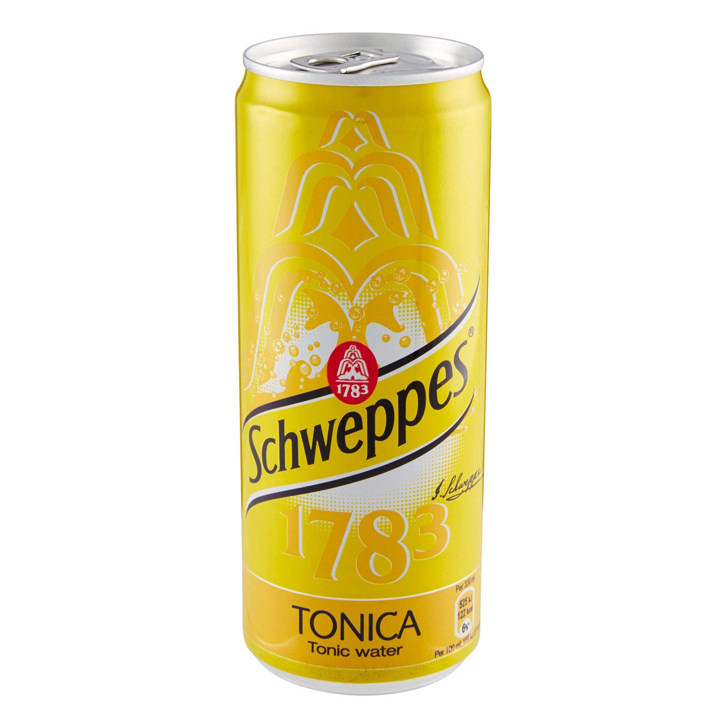 24x Schweppes Tonic Water 33 cl Dose+ Italian Gourmet Polpa 400g