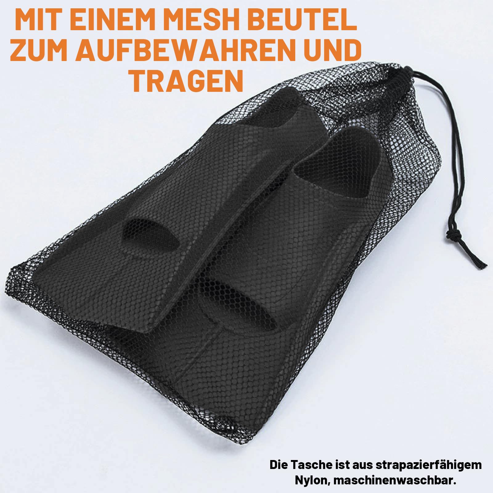 Palmes de Natation en Silicone pour Enfants et Adultes, Courtes et Confortables