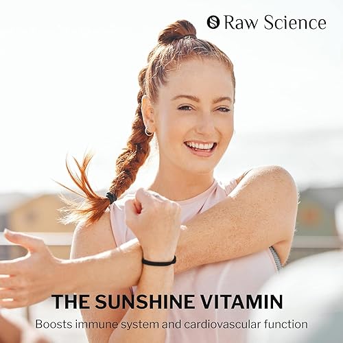 Miniatura 5 de S RAW SCIENCE Ayuda a apoyar huesos fuertes y corazón saludable, refuerzo de estado de ánimo y energía y metabolismo  Vitamina D3 gotas de 10000 iu