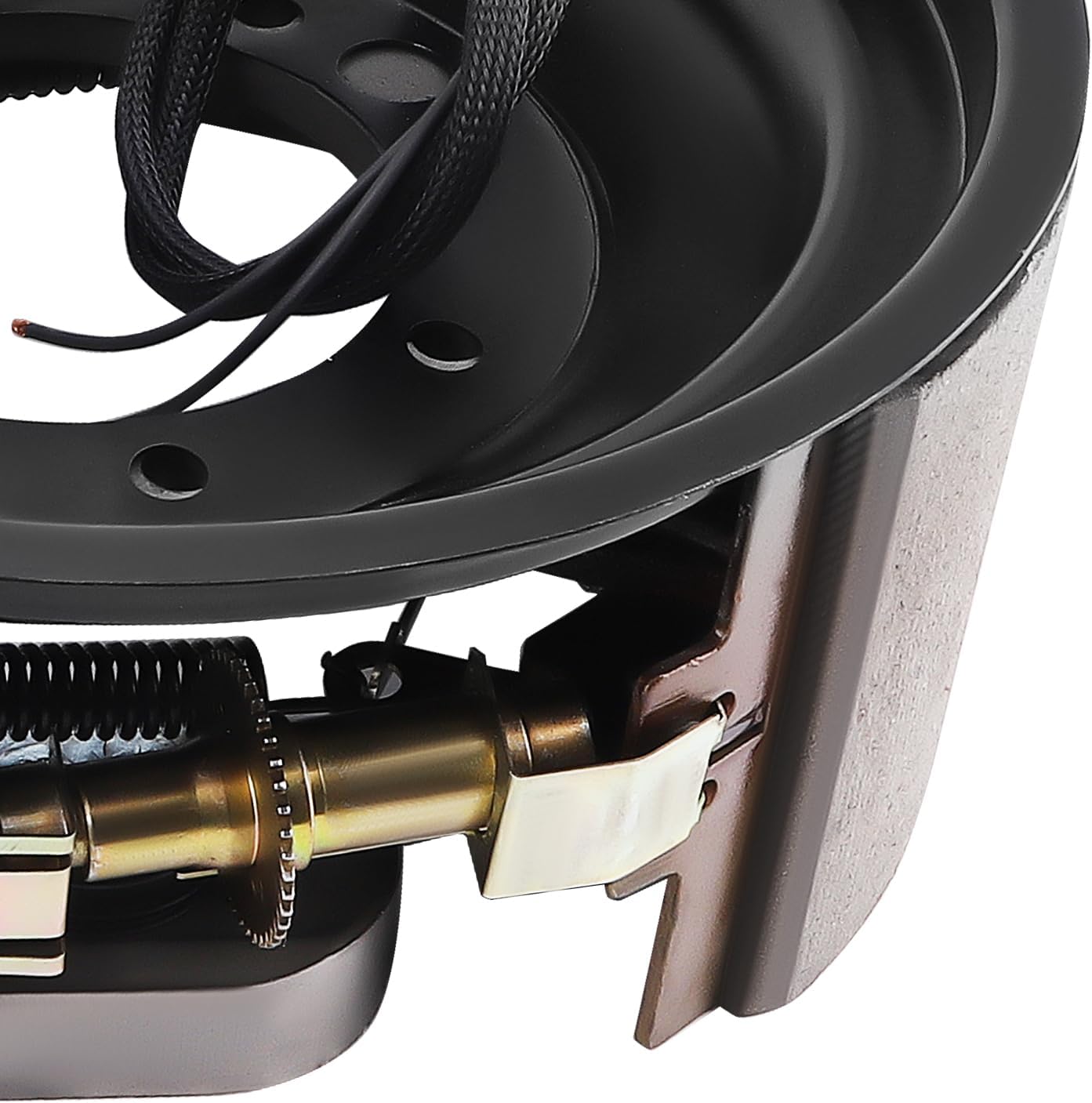 maXpeedingrods 12-1/4x5" 12K 15K Electric Backing Plate Trailer Brake for Dexter brake Drum 9-28 and LIPPERT LCI 12K axles K23-442-00 K23-443-00 BK-12KHDE-SET2 Brake Assembly Replacement