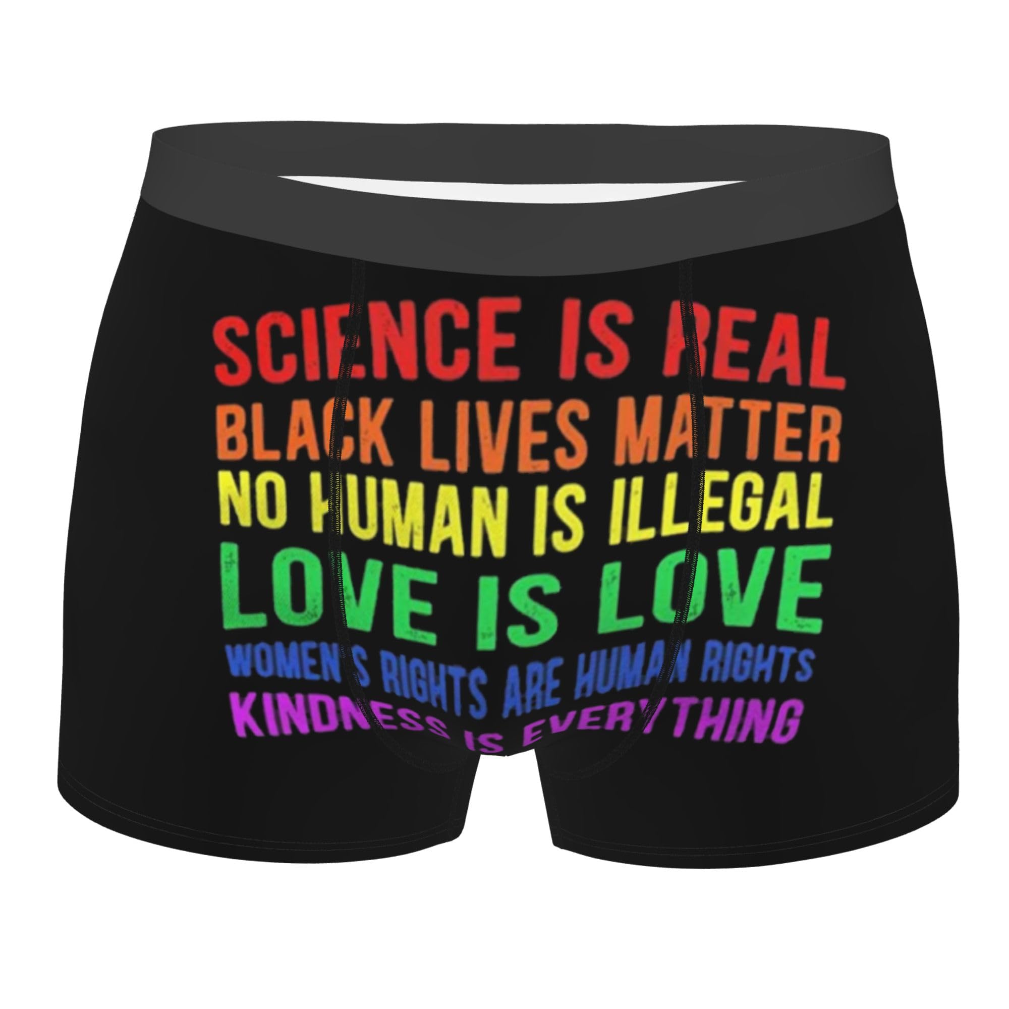 AOOEDM Lgbt Pride Men's Boxer Briefs Mens Underwear Breathable Stretch Boxer Trunk S-XXL
