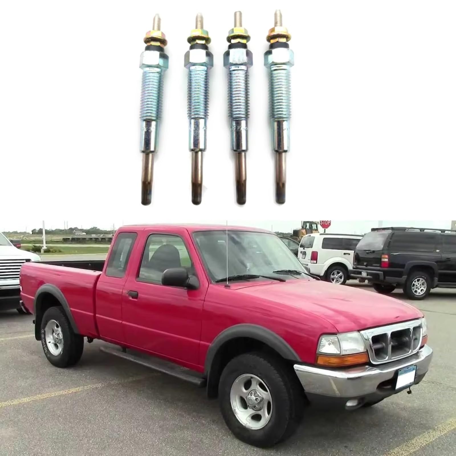 candelette diesel auto 9130404300 RFG118601 RFJ518601 Compatibile Con Suzuki Per Vitara 1994 1995 1996 1997 1998 2.0 TD Diesel Candelette Riscaldatore Ausiliario
