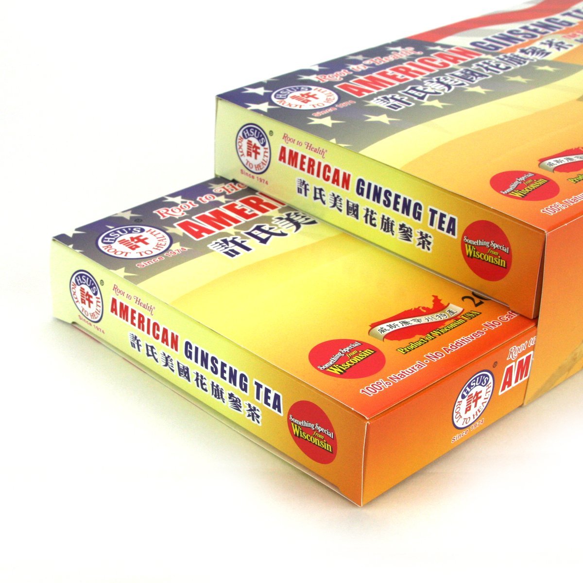 Hsu’s American Ginseng Tea Bags | 100% Wisconsin-Cultivated Caffeine Free, Vegan, Gluten Free Herbal Wellness Tea- 40 bags - Image 4