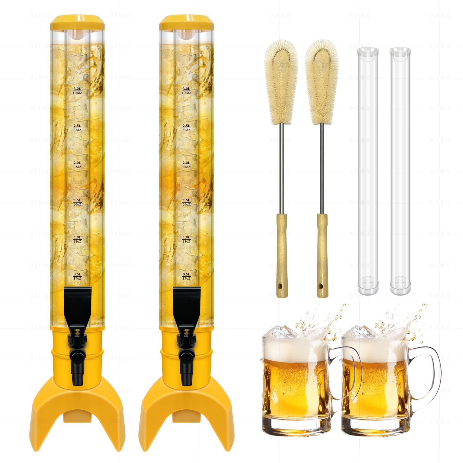Distributeur de bière pour bar et fête avec tube réfrigérant amovible