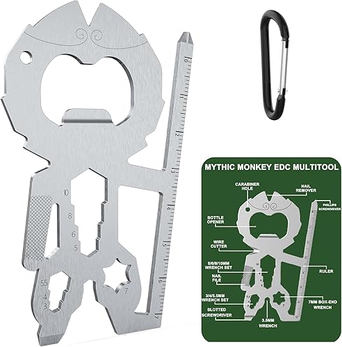 Miniatura 8 de Divertidos rellenos de cesta de Pascua para hombres, regalos de cumpleaños Sasquatch, herramienta de bolsillo EDC para novio, marido, ideas únicas