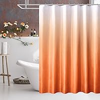 Vista 10 de BBiggood - Juego de cortinas de ducha estrechas negras degradadas, 36 x 72 pulgadas, cortina de ducha pequeña de 36 pulgadas, juego de cortinas