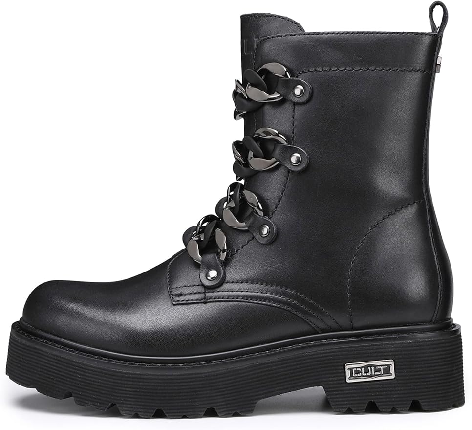 Stivaletti Cult Anfibi In Pelle Nero - Modello CLW434700 | Alla Caviglia Con Suola In Gomma - Foto 7