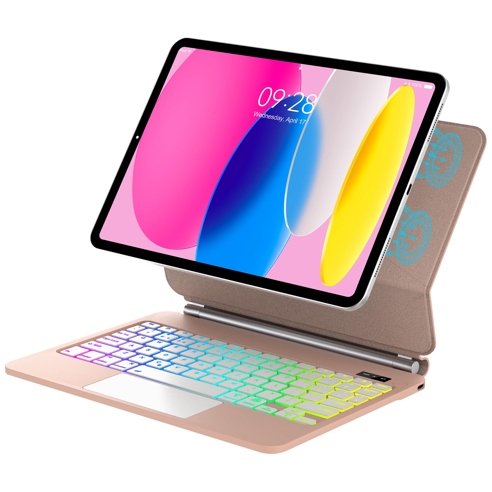 Capa Magic Keyboard para iPad 11ª 10ª geração com teclado para