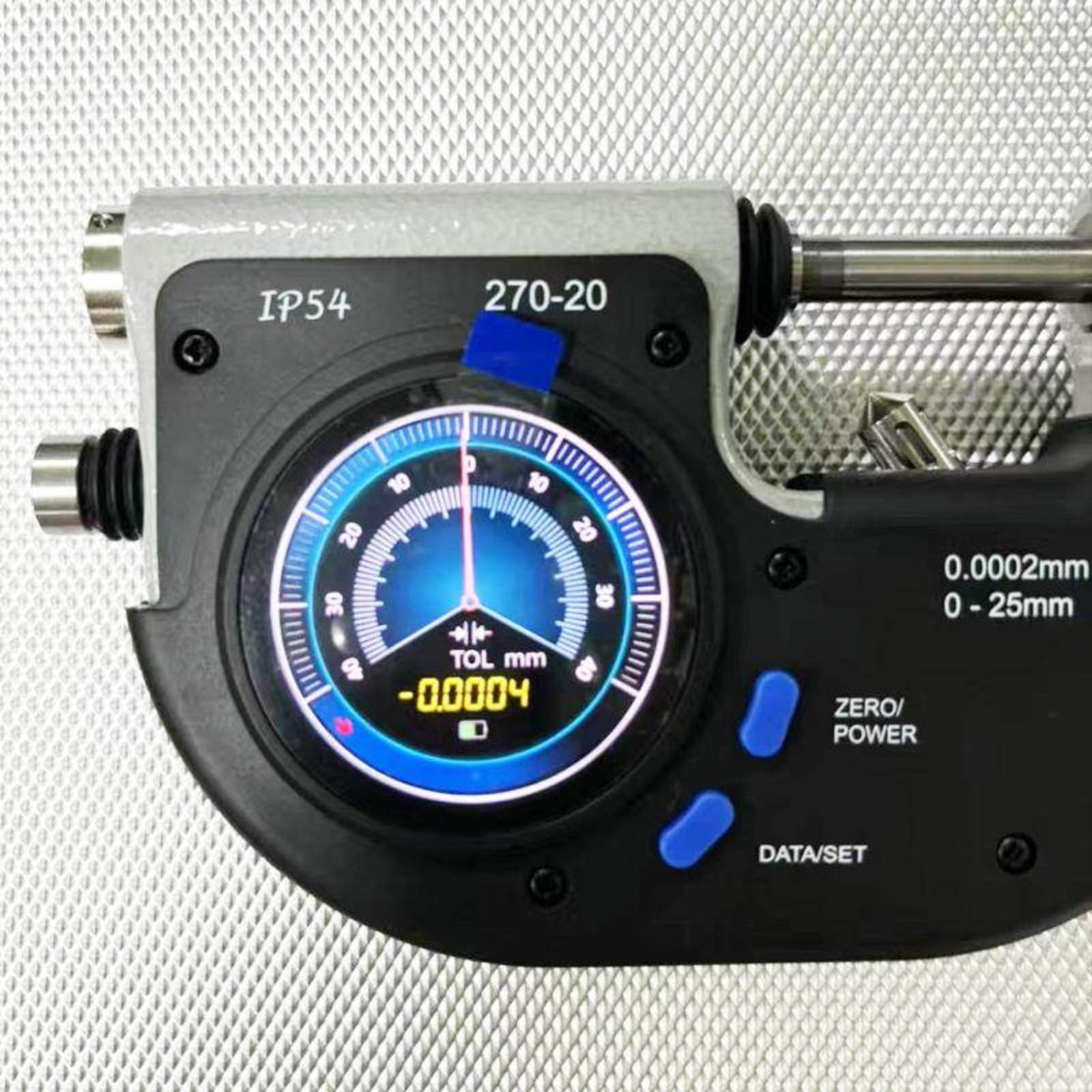 Micrómetro exterior digital, 270-81-000, HEIGHT / 0.0001MM, 0-25 mm