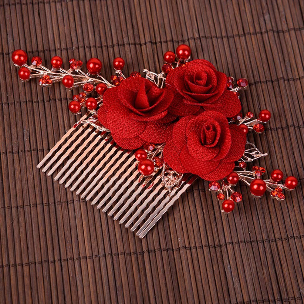 4 Pezzi Accessori per Capelli da Sposa Viola Damigella D'onore, Accessori per Il matrimonio di Capodanno Pettine per Capelli, per Spose, Damigelle o