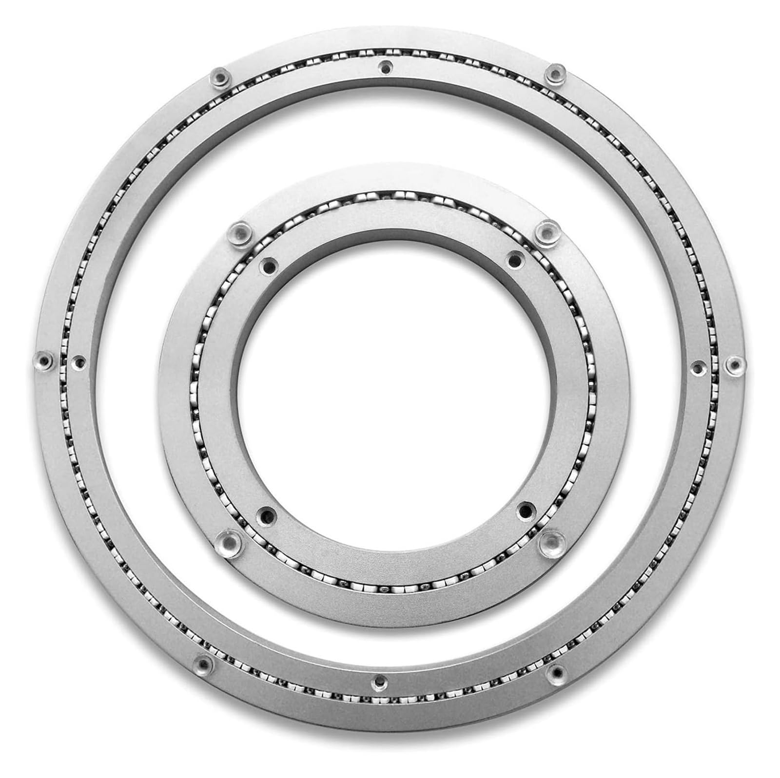 Rodamientos giratorios, Plato Giratorio de Aluminio Resistente, Placa giratoria 360(12 Inches (300mm))