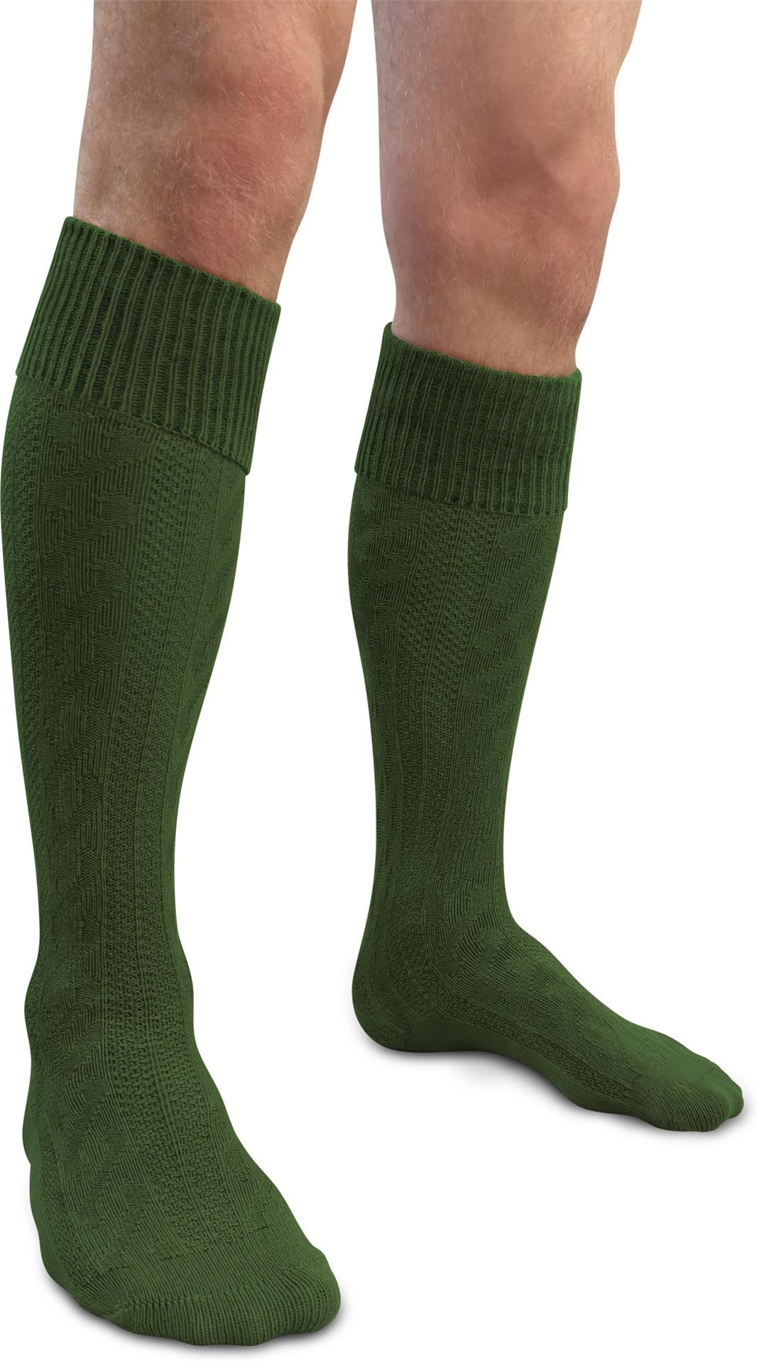 normani Original Trachtensocken Trachten Strümpfe Socken Natur Kniebundstrümpfe Pin Knopf Lang Kurz bis Übergröße