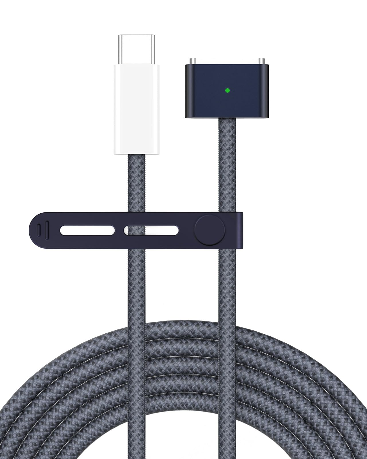 Cavo di ricarica da USB C a 3 magnetici, per MacBook Air 13,6 da 15 pollici, MacBook Pro 14 16 M5 M4 M3 M2 M1 2026 2025 2024 2023 2022 2021, cavo intrecciato e LED, potente magnetico, qualità