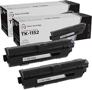 LD Compatible Kyocera TK-1152 (1T02RV0US0) Pack of 2 Black Laser Toner Cartridges for use in M2635dw