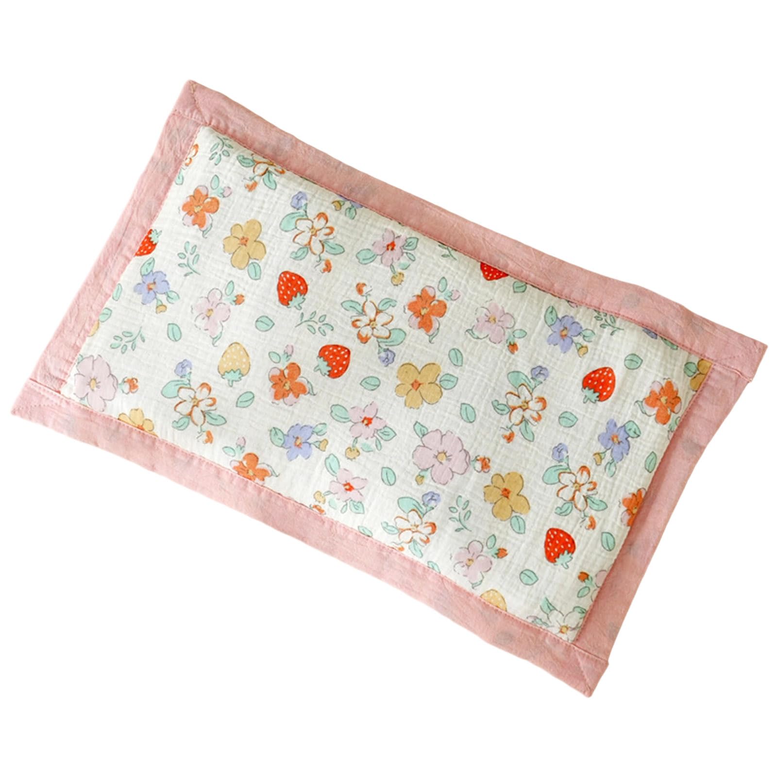 Hsioluted Sea Of Flowers Natural Buckwheat Pillow For Baby Regulable Low-Sensitivity Organic Comfort Regulable Height