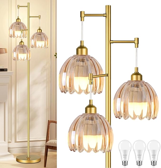 Gold Floor Lamp