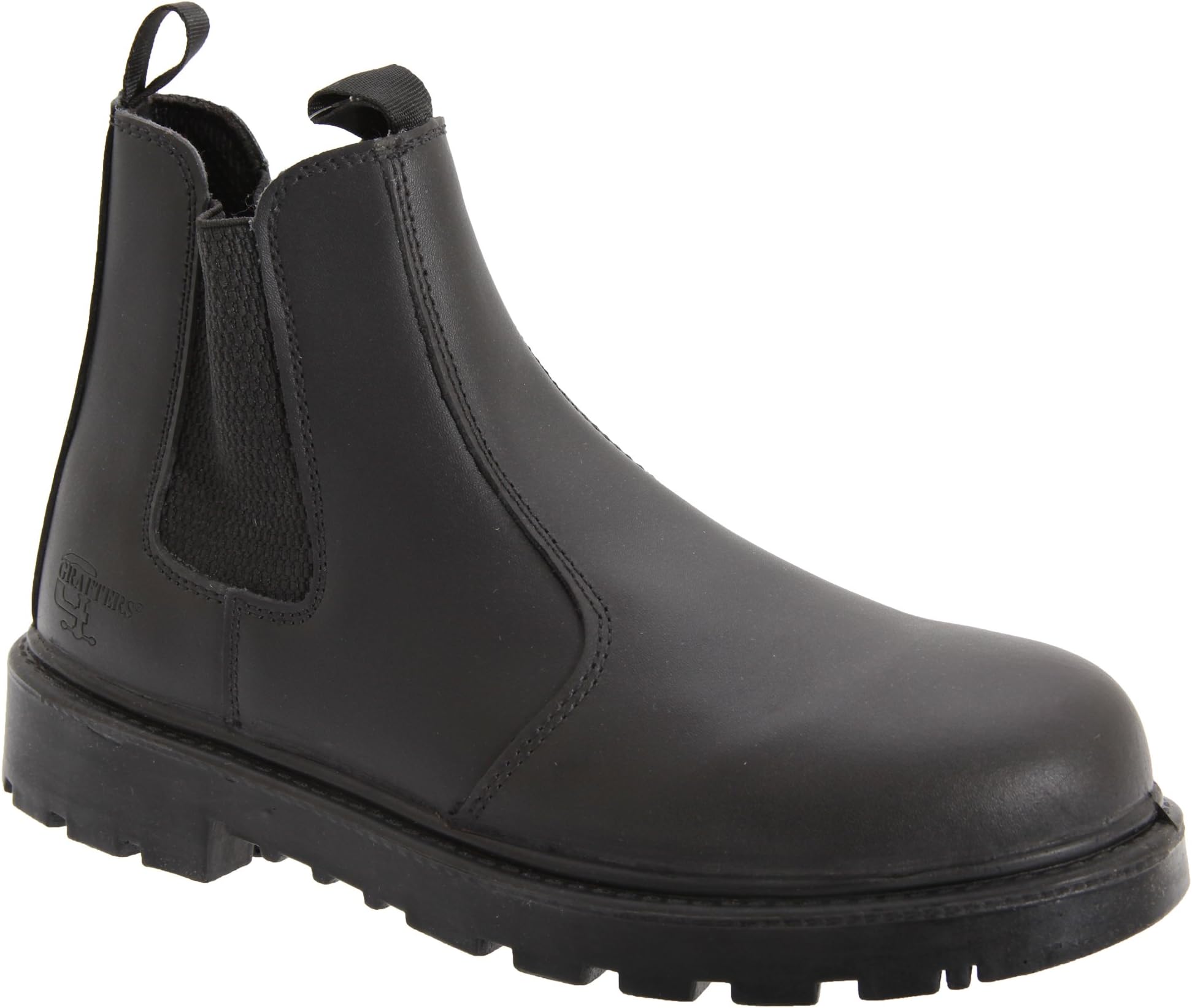 Grafters Mens Grinder Safety Twin Gusset Leather Dealer Boots