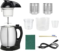 Vista 8 de Tribest Soyabella, molinillo de café y fábrica de leche de soja, L, Plateado