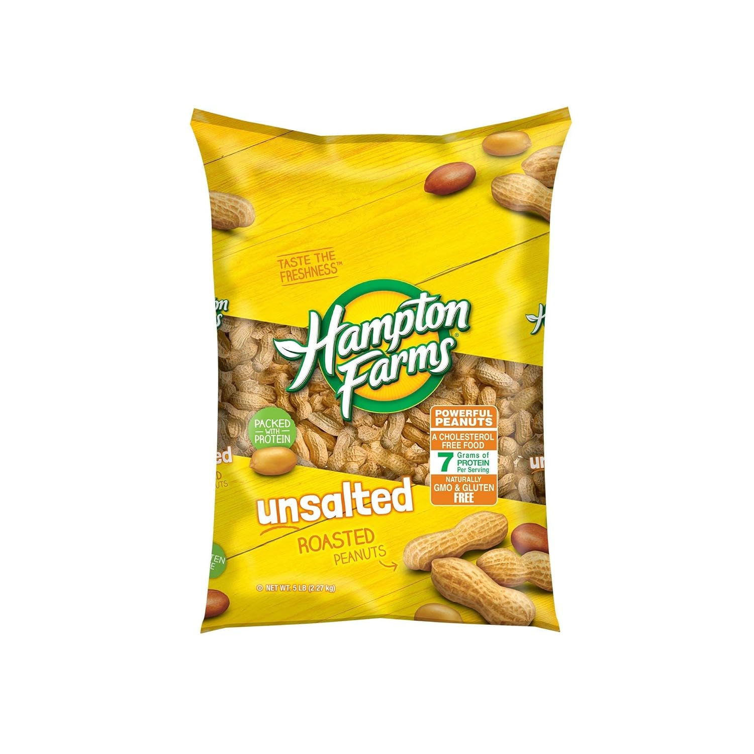 An Item of Hampton Farms Unsalted InShell Peanuts (5 lbs.) Pack of 1 Bulk Disc