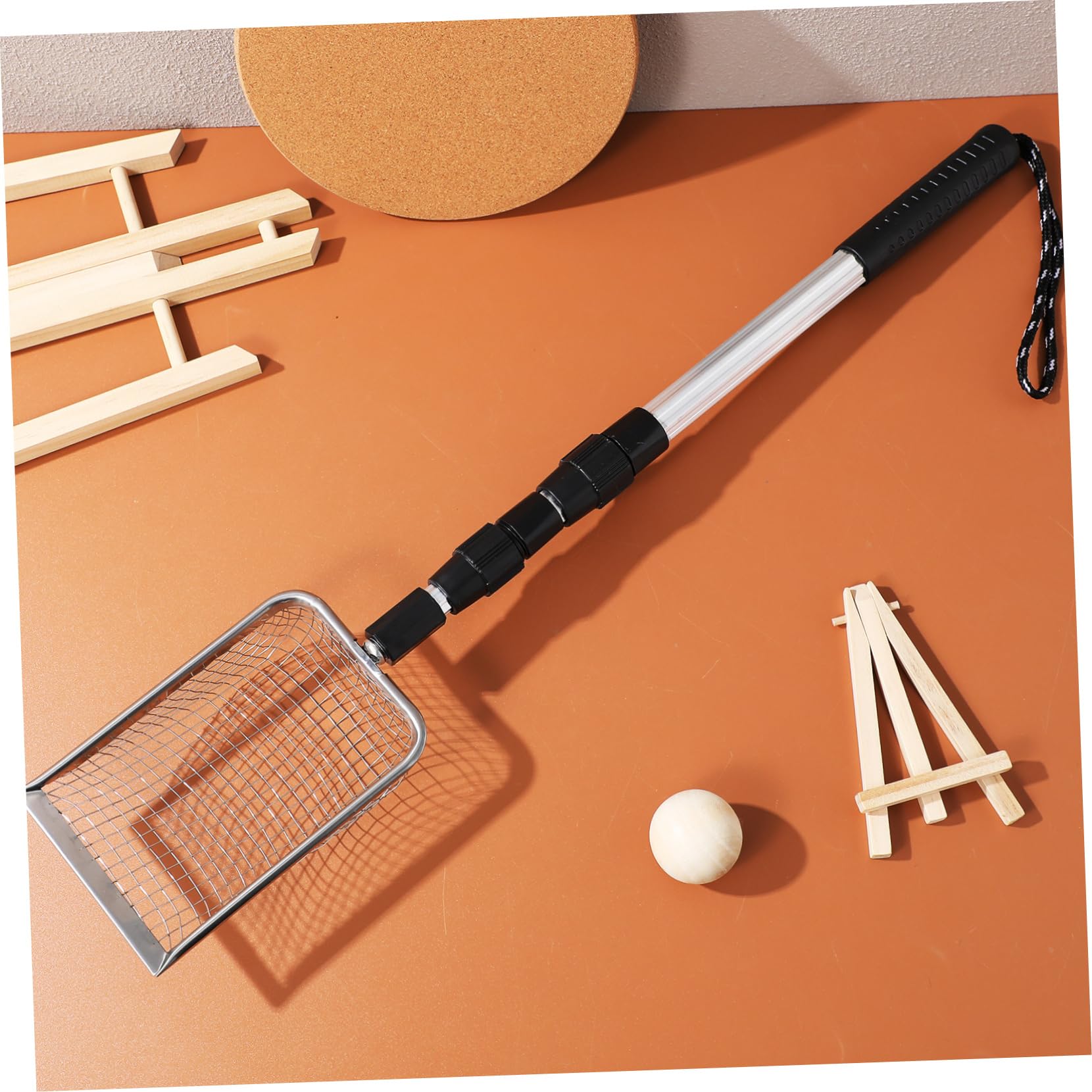 TOYANDONA 2 pièces Pelle à Litière avec Manche et Maille Dense pour Nettoyage de Bac à Litière de Chat Outil de Ramassage Confortable et Pratique