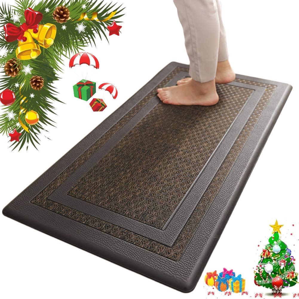 Kitchen Rug LXHONG Kitchen Carpet Runner Rugs Oil-Proof Non-Slip Wear-Resistant PVC Home, 8 Colors (Color : A, Size : 50X100CM)