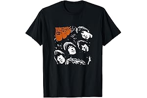 The Beatles Rubber Soul Men's T-Shirt, Medium - Vintage Style Beatles Abbey...