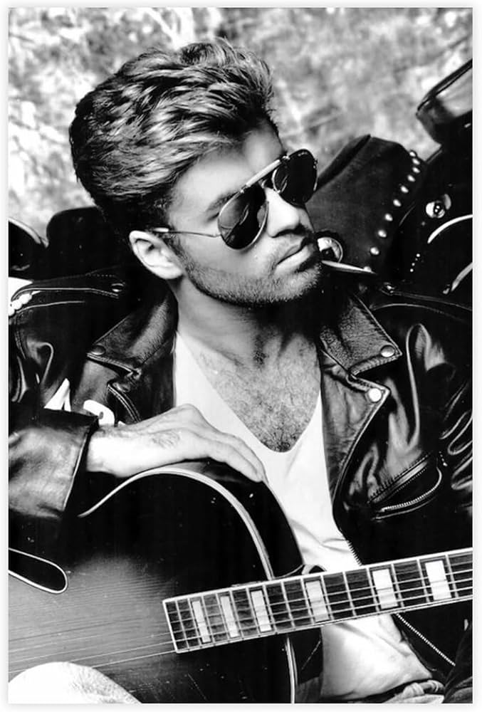 George Michael Music Poster on Canvas Poster Wall Art Decor Print