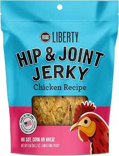 Liberty Functional Healthy Hip And Joint Dog Jerky Treats, Chicken, 5 Ounce