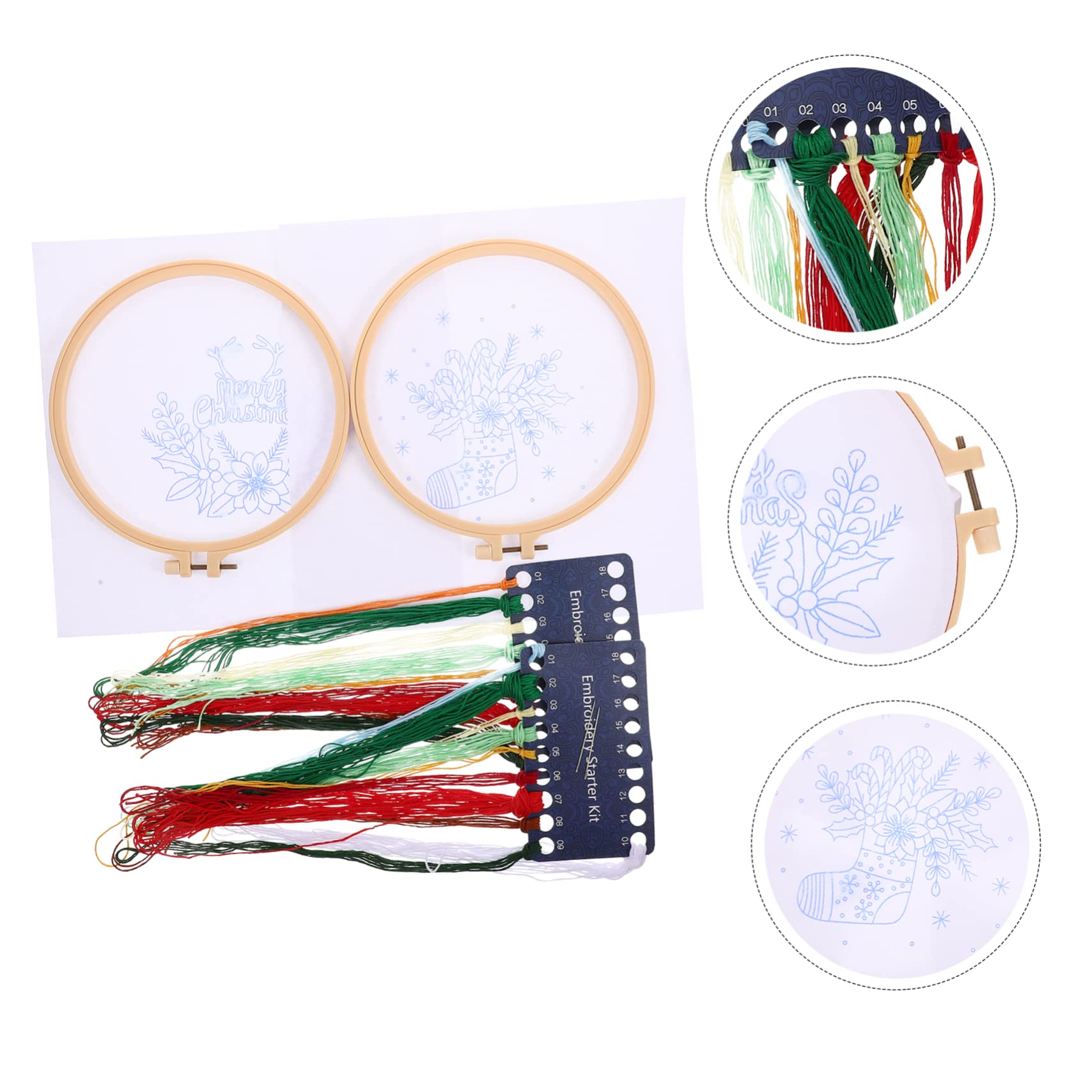HAPINARY 8ensembles Kit De De Matériel De Pour Débutants Avec Cadre Parfait Pour Activités Familiales Festifs