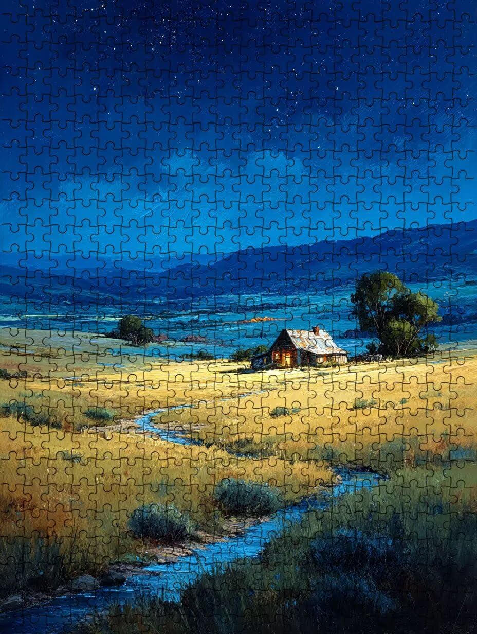 Puzzle 2000, Jigsaw Puzzle per Adulti, Foresta Delle Stelle BLQSBGA6-495 | Puzzle Classici, Impossibile Difficile Sfidanti Puzzles, Puzzle Decorativo per La Famiglia, Come Regalo e Decorazione Pareti
