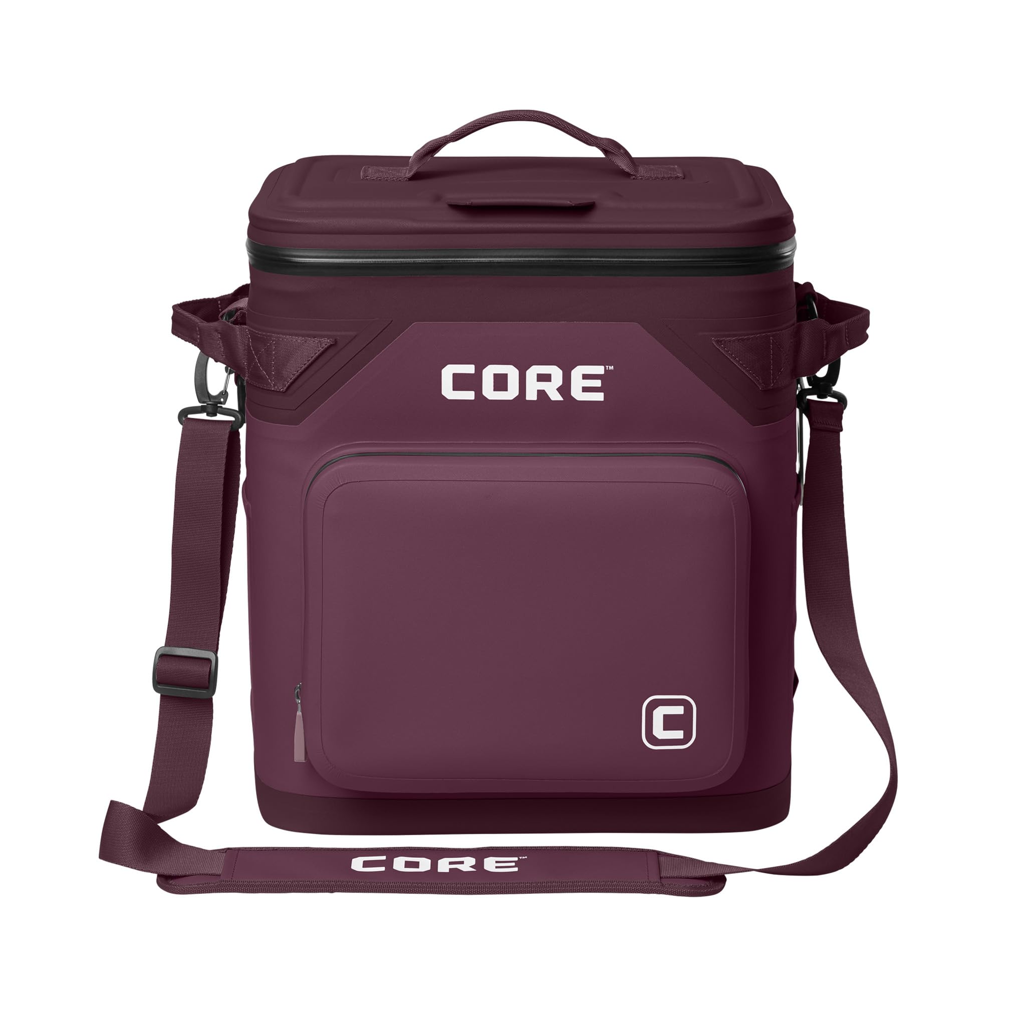 CORE Magnetic Leak Proof Soft Cooler with Waterproof Zipper | Insulated Bag Portable Ice Chest Box | Best Soft Cooler for Food &amp; Beverages for Tailgating, Car Camping, Travel, and Family Beach Picnics