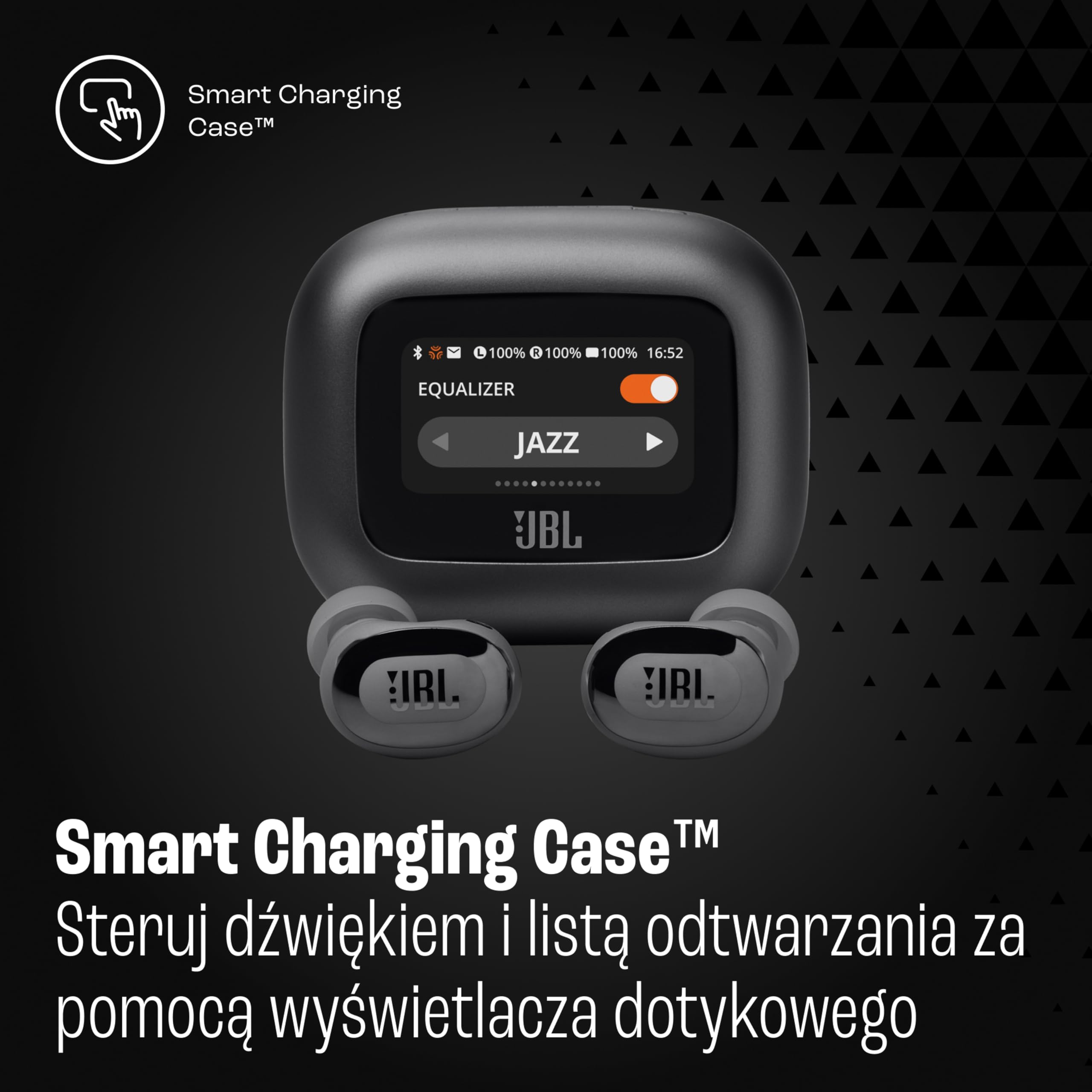 JBL Live Buds 3, Słuchawki Bezprzewodowe Douszne z Bluetooth, 40 h Pracy na Baterii, ANC i Dźwiękiem o Wysokiej Rozdzielczości, Wodoodporne IP55, Czarne