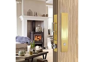 Gold Pocket Door Hardware: Privacy and Style for Your Sliding Barn Doors