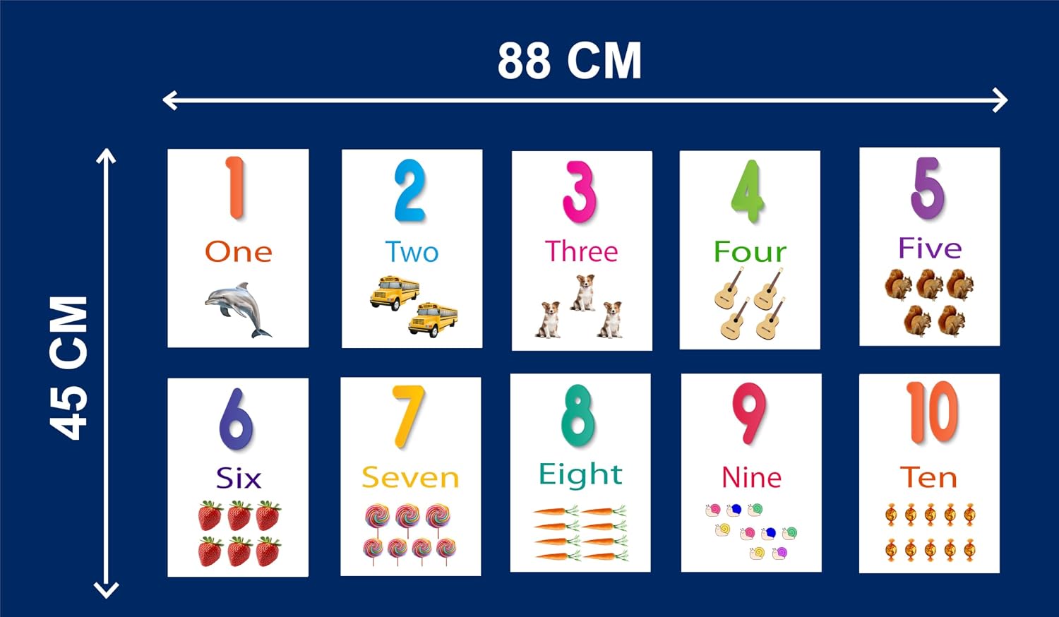 Nawlai Print House Kids 26 Letters Large Size Alphabet Educational Paper Wall Stickers ( 117 Cms X 106 Cms)-Self-Adhesive