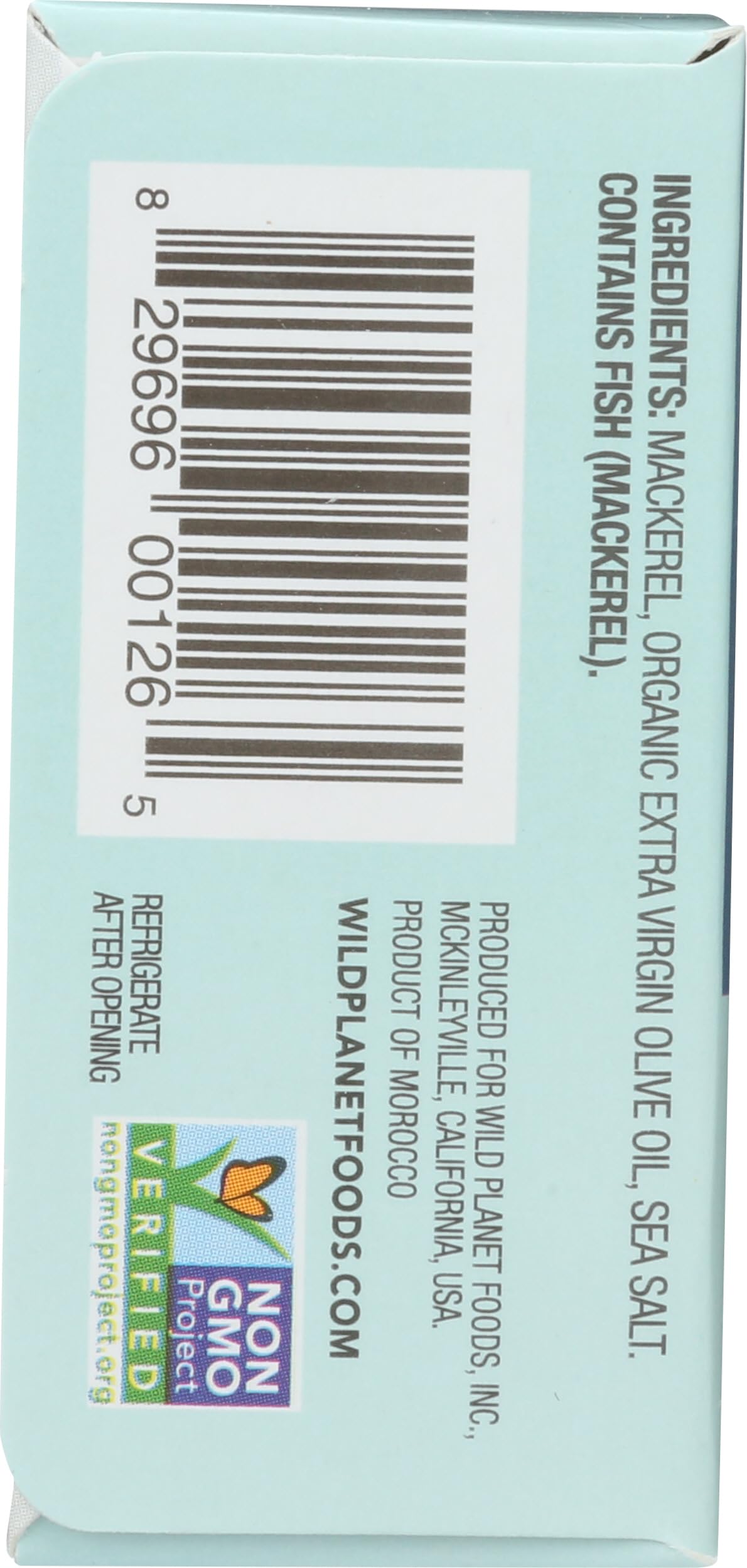 Wild Planet, Mackerel Wild Fillets Olive Oil, 4.4 Ounce