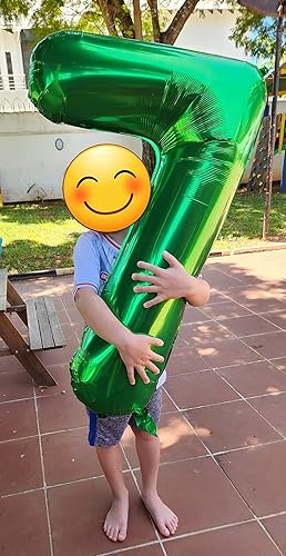 Miniatura 6 de Globo verde oscuro del número 2 de 40 pulgadas, dos globos del número 2, decoraciones de fiesta de cumpleaños de 21 para celebración, graduaciones,