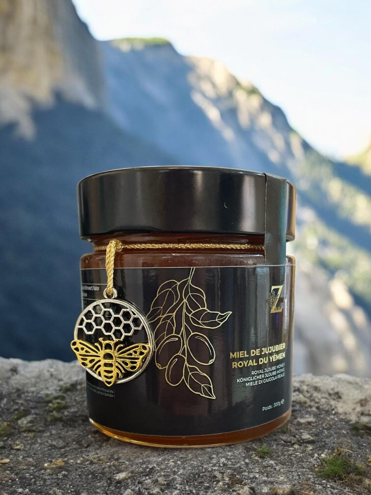 Jemen Royal jujubier miód 300 g, rzadki i unikalny miód - 100% naturalny, bezkonserwatywny.