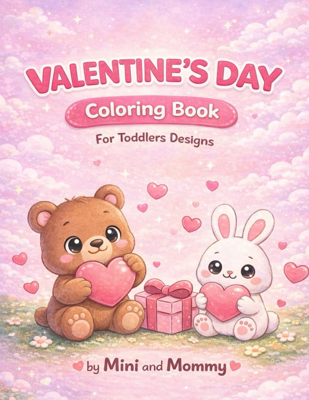 Valentine’s Day Coloring Book For Toddlers: Cute and Easy Designs (My First Holiday Coloring Book Series)