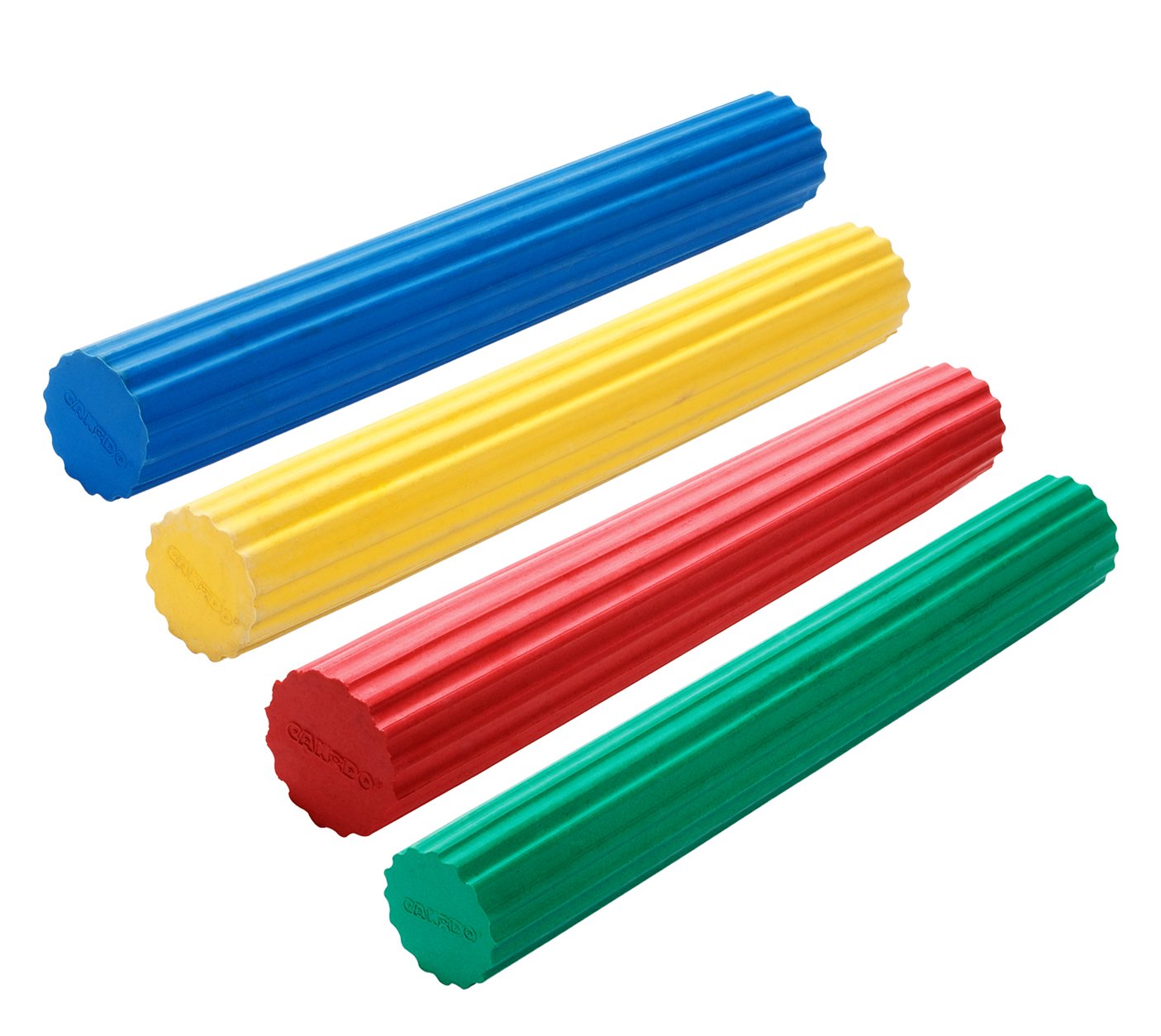 CanDo Twist-n-Bend Hand-Wrist Exercise Bars - 4-Piece Bundle - Yellow, Red, Green, Blue