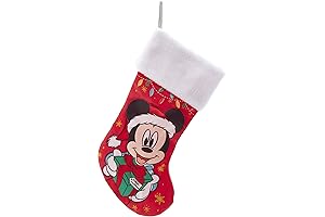 Kurt S. Adler Disney Mickey Mouse with Presents Christmas Stocking